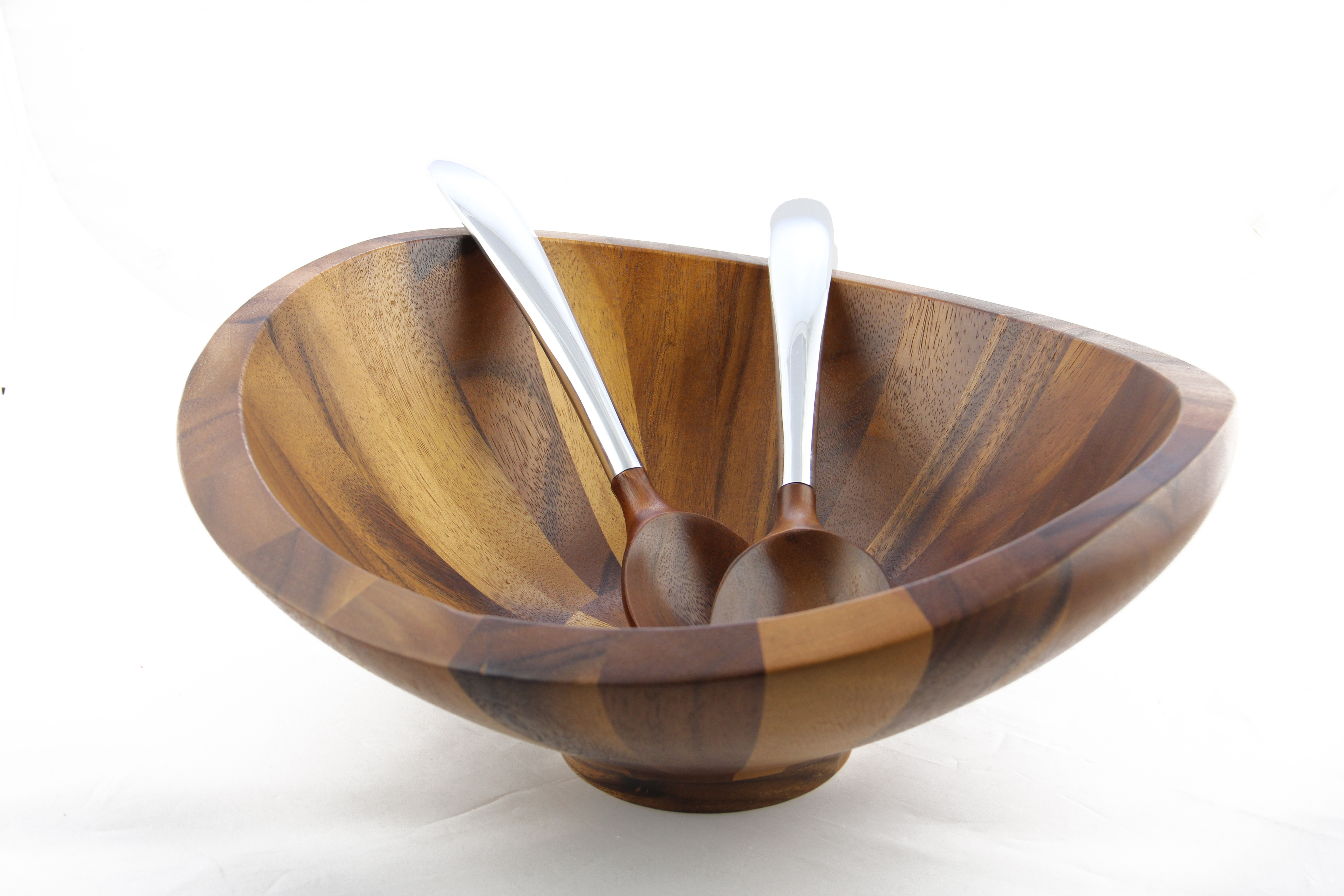 Nambe Butterfly Salad Bowl With Servers Mt5005 for sale online 