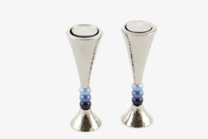 Aluminum Hammered Candlesticks