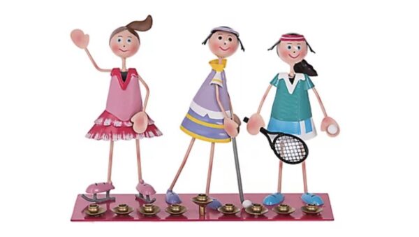 Sporting Girls Menorah