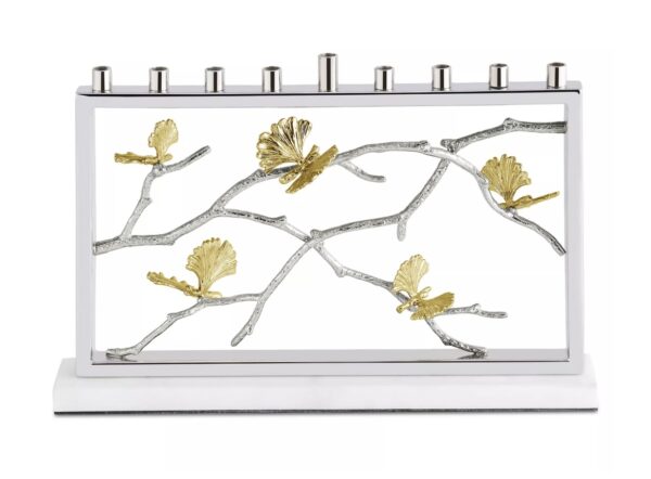Michael Aram Butterfly Ginkgo Menorah