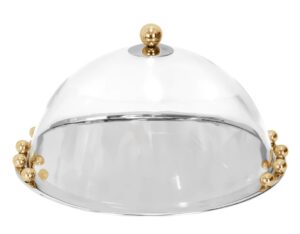 Boker Tov Cake Plate with Dome