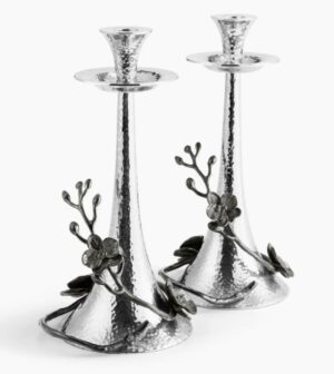 Michael Aram Black Orchid Candlesticks