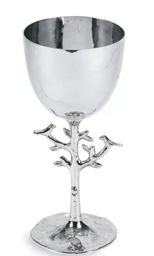 Michael Aram Tree of Life Silver Kiddush Cup